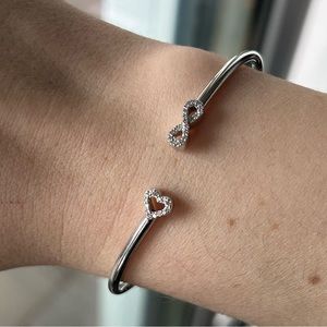 Jared Heart & Infinity Diamond Bracelet